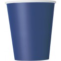 8 NAVY BLUE 9 OZ CUPS