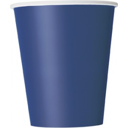 8 NAVY BLUE 9 OZ CUPS