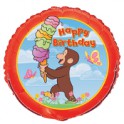 Curious George 18" Happy Birthday Mylar