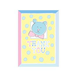 8 PRECIOUS BABY THANK YOU NOTE