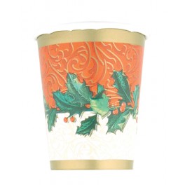 8 CMAS HOLLY 9OZ CUPS