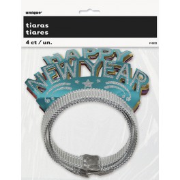 4 NEW YEARS GLITTER TIARAS
