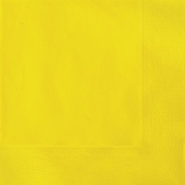 20 SUNFLWR YELLOW LUNCH NAPKIN