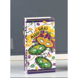 10 MARDI GRAS MASKS PARTY BAGS