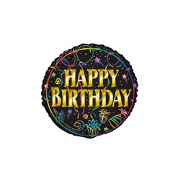 18'' BULK BDAY BRILLIANCE FOIL