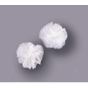 25 PLASTIC POM POMS - WEDDING