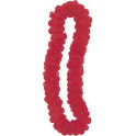 42" FLOWER LEI- RED