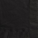20 MIDNIGHT BLACK LUNCH NAPKIN