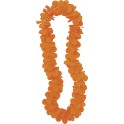 42" FLOWER LEI- ORANGE