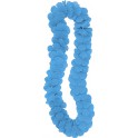 42" FLOWER LEI- TEAL BLUE