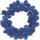 FLOWER LEI HEADBAND-ROYAL BLUE