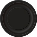 8 MIDNIGHT BLACK 7'' PLATES