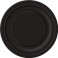 8 MIDNIGHT BLACK 7'' PLATES