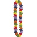 RAINBOW FLOWER LEI 40''