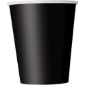 8 MIDNIGHT BLACK 9OZ CUPS