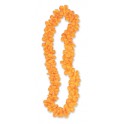 ORANGE FLOWER LEI 40''