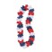 FLOWER LEI RED/WHITE/BLUE 40''