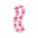 DAZZLE FLOWR LEI 33'' PINK-WHT