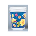 TROPICAL LUAU PLASTC CUP 16 OZ