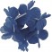 2 FLOWR LEI BRACELETS-RYL BLUE