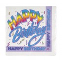 16 HAPPY BDAY II BEV NAPKINS