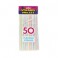 50CT FLEX STRAWS (STRIPED)