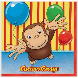 Curious George Luncheon Napkins
