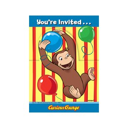 Curious George Invitations