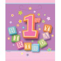 12 FRST BD BLOCKS PNK LOOT BAG