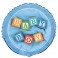 18" PKG BABY BOY BLOCKS FOIL
