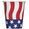 8 AMERICAN FLAG 9OZ CUPS