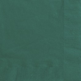 20 FOREST GREEN LUNCH NAPKINS