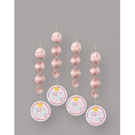 4 BABY GIRL BLCKS HANG DEC 18"