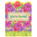 8 FLORAL OASIS INVITATIONS