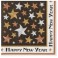 24 NEW YRS STARS LUNCH NAPKINS