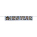 NEW YR FOIL FRINGE BNNR 4.75FT
