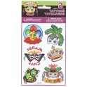 2 MARDI GRAS COLOR TATTOO SHTS