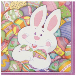 16 BUNNY EGGSITEMNT LUNCH NAPS