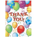 8 BDAY BALLOONS THANKYOU NOTES