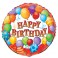 18" BULK BIRTHDY BALLOONS FOIL