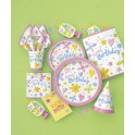 8 CUTE BIRTHDAY 9" PLATES