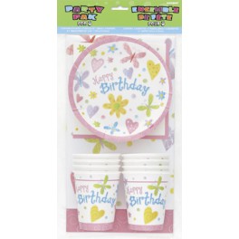 CUTE BIRTHDAY PARTY PAK FOR 8