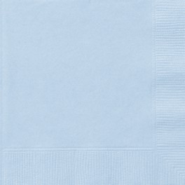 20 BABY BLUE LUNCH NAPKINS