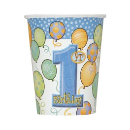 First Birthday Balloons cups