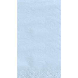 20 BABY BLUE GUEST NAPKINS