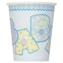 8 BABY BLUE STITCHNG 9 OZ CUPS