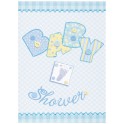 8 BBY BLUE STITCHNG INVITATION