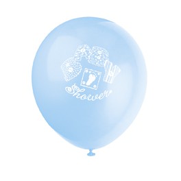 8 12" BBY BLUE STITCH BLLNS 1S