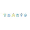 BBY BLUE STITCH CLOTHSLNE BNNR
