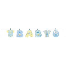 BBY BLUE STITCH CLOTHSLNE BNNR